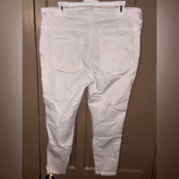 Madewell White Skinny Jeans 10” High Rise 33P - Picture 2 of 5